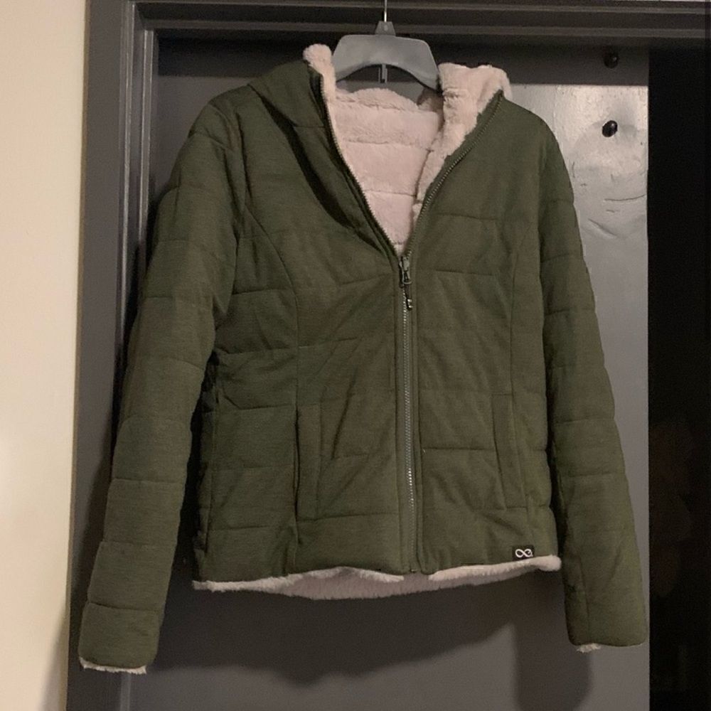 Be Boundless Faux Fur-Lined Puffer Coat - Size S